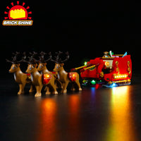 Brick Shine - Light Kit for LEGO® 40499 Santa's Sleigh
