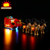 Brick Shine - Light Kit for LEGO® 40499 Santa's Sleigh
