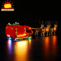 Brick Shine - Light Kit for LEGO® 40499 Santa's Sleigh
