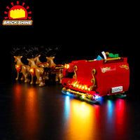 Brick Shine - Light Kit for LEGO® 40499 Santa's Sleigh
