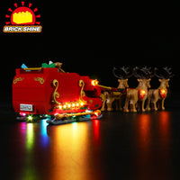 Brick Shine - Light Kit for LEGO® 40499 Santa's Sleigh
