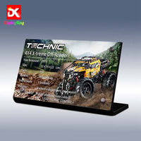 Display King - Display plaque for LEGO 4X4 X-treme Off-Roader 42099
