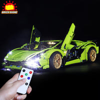 Brick Shine Light Kit for Lego® Lamborghini Sian FKP 37 42115
