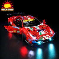 Brick Shine GC Light Kit for LEGO® Ferrari 488 GTE “AF Corse #51” 42125
