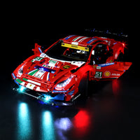 Brick Shine GC Light Kit for LEGO® Ferrari 488 GTE “AF Corse #51” 42125
