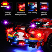 Brick Shine Light Kit for LEGO® Technic 42125 Ferrari 488 GTE “AF Corse #51
