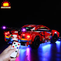 Brick Shine Light Kit for LEGO® Technic 42125 Ferrari 488 GTE “AF Corse #51
