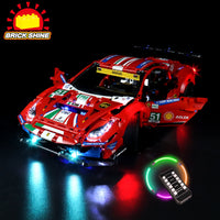 Brick Shine GC Light Kit for LEGO® Ferrari 488 GTE “AF Corse #51” 42125
