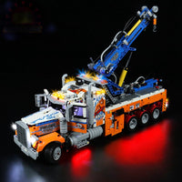 Brick Shine - Light Kit for LEGO® Heavy-duty Tow Truck 42128
