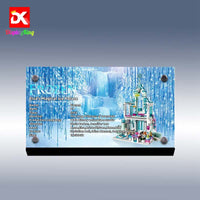 Display King - Display plaque for LEGO Disney Frozen Elsa's Magical Ice Palace 43172
