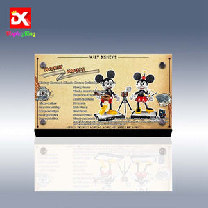 Display plaque for LEGO 43179 Disney Mickey Mouse & Minnie Mouse Characters