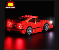 Brick Shine Light Kit for  LEGO® Ferrari F40 Competizione 75890
