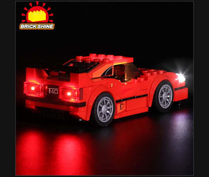 Brick Shine Light Kit for  LEGO® Ferrari F40 Competizione 75890