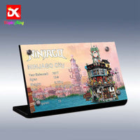 Display King - Display plaque for LEGO Ninjago Ninjago City 70620
