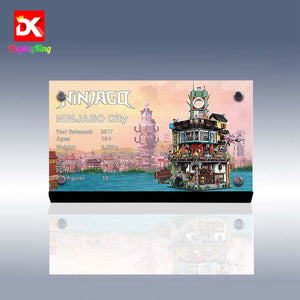 Display King - Display plaque for LEGO Ninjago Ninjago City 70620