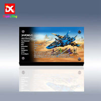 Display King - Display plaque for LEGO NINJAGO® Jay's Storm Fighter 70668
