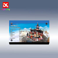 Display King - Display plaque for LEGO Monastery of Spinjitzu 70670
