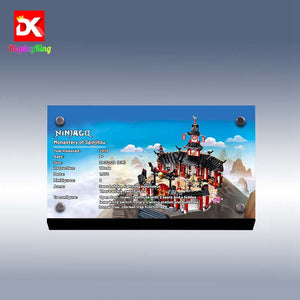 Display King - Display plaque for LEGO Monastery of Spinjitzu 70670