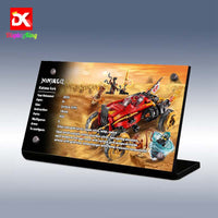 Display King - Display plaque for LEGO Katana 4x4 70675
