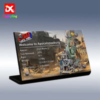 Display King - Display plaque for LEGO Welcome To APOCALYPSEBURG 70840
