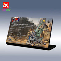 Display King - Display plaque for LEGO Welcome To APOCALYPSEBURG 70840
