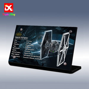 Display King - Display plaque for LEGO Imperial TIE Fighter™ 75300