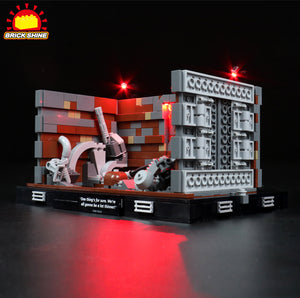 Brick Shine -  Light Kit for LEGO® Death Star Trash Compactor Diorama 75339