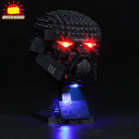 Brick Shine - GC Light kit for LEGO® Star Wars Dark Trooper Helmet 75343
