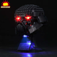 Brick Shine - GC Light kit for LEGO® Star Wars Dark Trooper Helmet 75343
