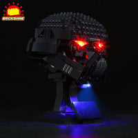 Brick Shine - GC Light kit for LEGO® Star Wars Dark Trooper Helmet 75343
