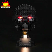 Brick Shine -  Light Kit for LEGO® Star Wars Dark Trooper Helmet 75343
