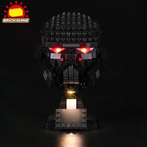 Brick Shine -  Light Kit for LEGO® Star Wars Dark Trooper Helmet 75343