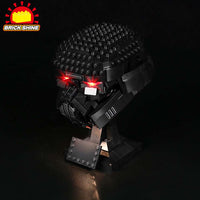 Brick Shine -  Light Kit for LEGO® Star Wars Dark Trooper Helmet 75343
