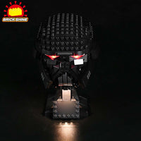 Brick Shine -  Light Kit for LEGO® Star Wars Dark Trooper Helmet 75343
