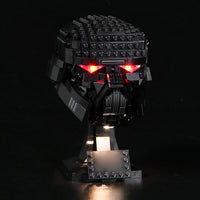 Brick Shine -  Light Kit for LEGO® Star Wars Dark Trooper Helmet 75343
