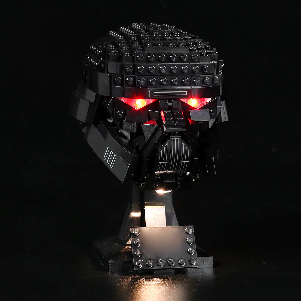 Brick Shine -  Light Kit for LEGO® Star Wars Dark Trooper Helmet 75343