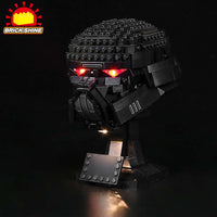 Brick Shine -  Light Kit for LEGO® Star Wars Dark Trooper Helmet 75343
