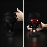 Brick Shine -  Light Kit for LEGO® Star Wars Dark Trooper Helmet 75343
