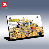 Display King - Display plaque for LEGO Minions Brick-Built Minions and Their Lair 75551
