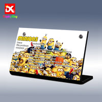 Display King - Display plaque for LEGO Minions Brick-Built Minions and Their Lair 75551
