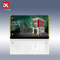 Display King - Display plaque  for LEGO Firehouse Headquarters 75827
