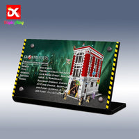 Display King - Display plaque  for LEGO Firehouse Headquarters 75827
