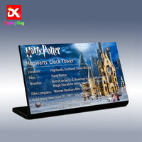 Display King - Display plaque for LEGO Hogwarts™ Clock Tower 75948
