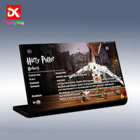 Display King - Display plaque for LEGO Harry Potter Hedwig 75979
