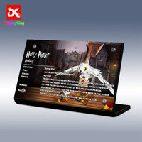 Display King - Display plaque for LEGO Harry Potter Hedwig 75979
