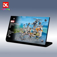 Display King - Display plaque for LEGO Avengers Compound Battle 76131
