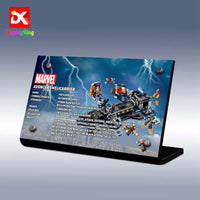 Display King - Display plaque for LEGO Avengers Helicarrier 76153