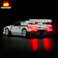 Brick Shine -  Light Kit for LEGO® Lamborghini Countach 76908
