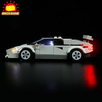 Brick Shine -  Light Kit for LEGO® Lamborghini Countach 76908
