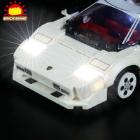 Brick Shine -  Light Kit for LEGO® Lamborghini Countach 76908
